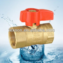 natural copper gas ball valves with thread ends